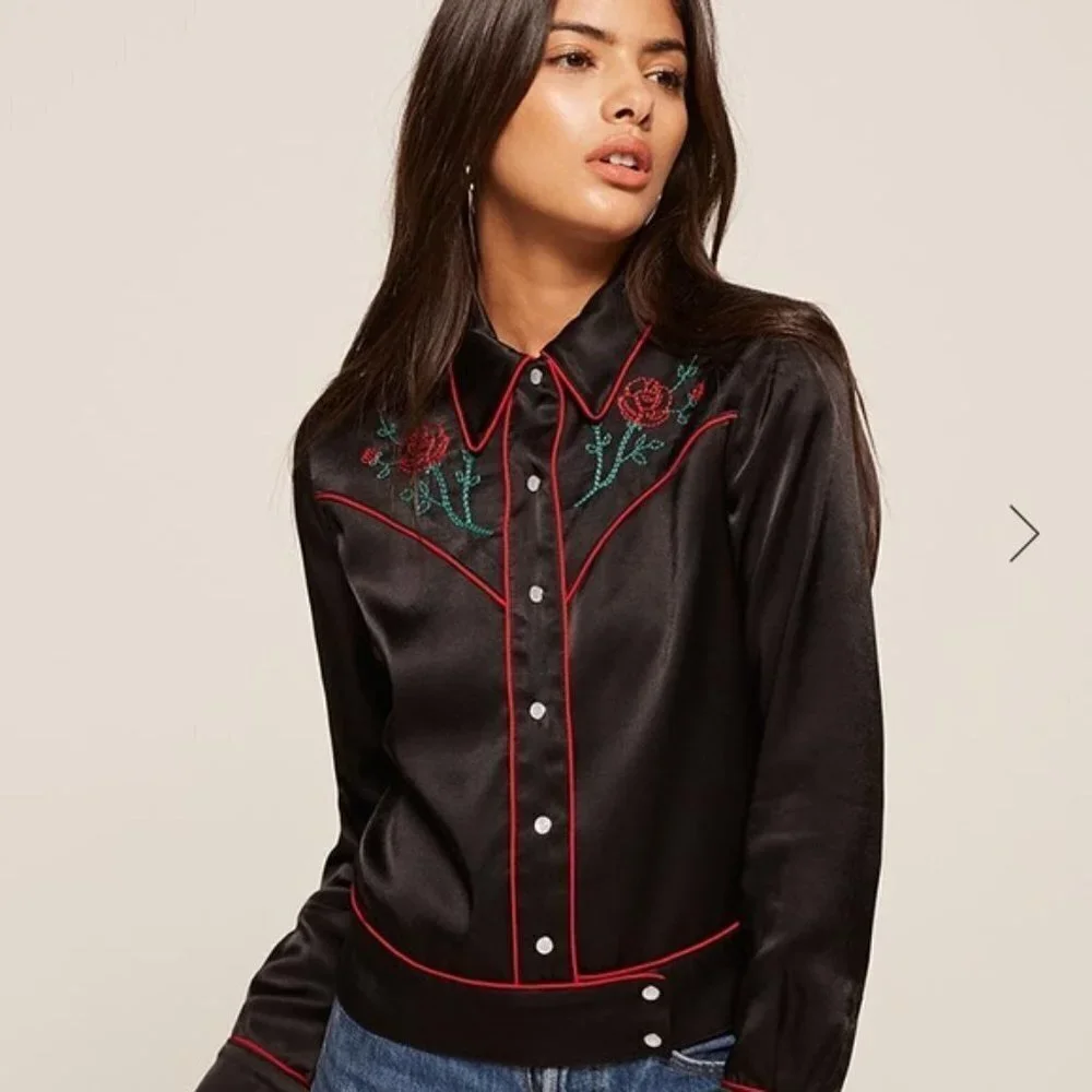 Reformation Dallas Jacket in Black size XS NWT